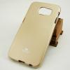 Луксозен силиконов калъф / гръб / TPU Mercury GOOSPERY Jelly Case за Samsung Galaxy S6 G920 - златист