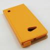 Кожен калъф Flip тефтер Flexi за Nokia Lumia 730 / Lumia 735 - оранжев