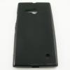 Силиконов калъф / гръб / TPU за Nokia Lumia 730 / Lumia 735 - черен / матиран