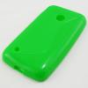 Силиконов калъф / гръб / TPU S-Line за Nokia Lumia 530 - зелен