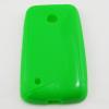 Силиконов калъф / гръб / TPU S-Line за Nokia Lumia 530 - зелен