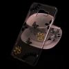 Луксозен силиконов калъф / гръб / TPU 3D с камъни за Samsung Galaxy A8 2018 A530F - прозрачен / пеперуди и цветя