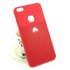 Луксозен силиконов калъф / гръб / TPU Huawei P9 Lite - червен / имитиращ кожа