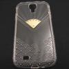 Луксозен силиконов калъф / гръб / TPU с камъни FANCY Series за Samsung Galaxy S4 I9500 / Samsung S4 I9505 - прозрачен