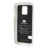 Луксозен силиконов гръб / калъф / TPU Mercury JELLY CASE Goospery за Samsung Galaxy S5 mini G800 / Samsung S5 Mini - бял