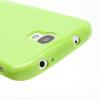 Силиконов калъф / гръб / TPU за Samsung Galaxy S4 S IV SIV I9500 I9505 - зелен / блестящ
