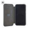 Луксозен кожен калъф Flip тефтер със стойка OPEN за Samsung Galaxy S22 5G - син