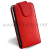 Кожен калъф Flip тефтер за Nokia Lumia 510 - червен