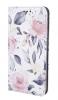 Кожен калъф Flip тефтер със стойка за Samsung Galaxy A02s - Flowers3