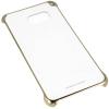 Оригинален твърд гръб Clear Cover EF-QG955 за Samsung Galaxy S8 Plus G955 - прозрачен със златист кант