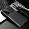 Луксозен силиконов калъф / гръб / TPU Auto Focus за Samsung Galaxy Note 20 Ultra - черен / Carbon