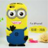 Силиконов калъф / гръб / TPU 3D за Apple iPhone 6 4.7" - Minion / Миньон