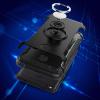 Силиконов гръб TPU Rotary с твърда част и 360° въртяща стойка за Xiaomi RedMi 4X - черен