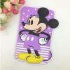 Силиконов калъф / гръб / TPU 3D за Samsung Galaxy A5 SM-A500F / Samsung A5 - лилав / Mickey mouse