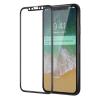 3D full cover Tempered Glass Screen Protector Baseus Apple iPhone X / Извит стъклен скрийн протектор Baseus за Apple iPhone X - черен