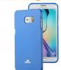 Луксозен силиконов калъф / кейс / TPU Mercury GOOSPERY Jelly Case за Samsung Galaxy S6 Edge+ G928 / S6 Edge Plus - светло син