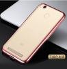 Луксозен силиконов гръб TPU за Huawei Nova - прозрачен / Rose Gold кант