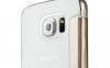 Луксозен кожен калъф Flip тефтер S-View Baseus Primary за Samsung Galaxy S6 G920 - златен