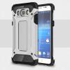 Силиконов гръб TPU Hybrid с твърда част за Samsung Galaxy J5 2016 J510 - сребрист