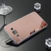 Луксозен силиконов калъф / гръб / TPU за Samsung Galaxy A5 A500F - Rose Gold / огледален