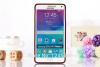 Силиконов калъф / гръб / Walnutt TPU за Samsung Galaxy Note 4 N910 / Samsung Note 4 - червен / бял кант