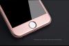 3D full cover Tempered glass screen protector Apple iPhone 7 Plus / Извит стъклен скрийн протектор за Apple iPhone 7 Plus - Rose Gold