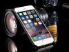 Луксозен твърд гръб HOCAR за Apple iPhone 6 Plus / iPhone 6S Plus - кожен / черен