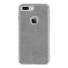 Луксозен ултра тънък силиконов калъф / гръб / TPU Ultra Thin FSHANG за Apple iPhone 7 Plus - сребрист / брокат