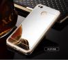 Луксозен силиконов калъф / гръб / TPU за Xiaomi RedMi 4X - сребрист / огледален