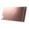 Луксозен силиконов калъф / гръб / TPU за Huawei Ascend P8 Lite - Rose Gold / огледален