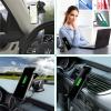 Универсална стойка за кола с безжично зареждане / Wireless Charger Vehicle Dock 2 in 1 - iPhone X / iPhone 8 / iPhone 8 plus / Samsung S8 / S8 plus / S7 / S7 edge /S6 Edge plus