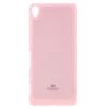 Луксозен силиконов калъф / гръб / TPU Mercury GOOSPERY Jelly Case за Sony Xperia XA - розов