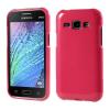 Силиконов калъф / гръб / TPU за Samsung Galaxy J1 - цикламен / гланц