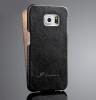 Луксозен кожен калъф Flip тефтер Fashion за Samsung Galaxy S6 G920 - черен