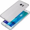 Силиконов калъф / гръб / TPU за Samsung Galaxy S6 Edge G925 - прозрачен / 2 части / лице и гръб