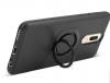 Силиконов калъф / гръб / TPU iFace Hamee Magnetic Finger Ring Car Holder за Huawei Mate 10 Lite - черен