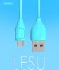 Оригинален Micro USB кабел REMAX Lesu RC-050m 1m / Micro USB Charging Data Cable за Samsung, Huawei, LG, HTC, Sony, Lenovo, Alcatel и други - син