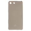 Луксозен силиконов калъф / гръб / TPU Mercury GOOSPERY Jelly Casе за Sony Xperia M5 - златист