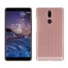 Луксозен твърд гръб за Huawei Mate 20 Lite - Rose Gold / Grid