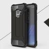 Силиконов гръб TPU Spigen Hybrid с твърда част за Samsung Galaxy S9 G960 - черен