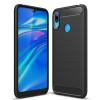 Силиконов калъф / гръб / TPU за Huawei Y6 2019 - черен / carbon