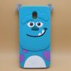 Силиконов калъф / гръб / TPU 3D за Samsung Galaxy J7 2017 J730 - Monster / син