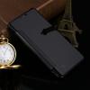 Луксозен калъф Clear View Cover с твърд гръб за Samsung Galaxy J7 2017 J730 - черен