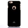 Луксозен силиконов калъф / гръб / TPU Mercury GOOSPERY Jelly Case за Apple iPhone 7 - черен