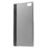 Твърд гръб / капак / с камъни за Huawei Ascend P8 Lite - черен с метален кант