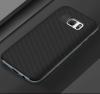 Силиконов калъф / гръб / TPU за Samsung Galaxy S7 Edge G935 - черен / черен кант / Carbon