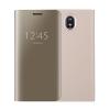 Луксозен калъф Clear View Cover с твърд гръб за Samsung Galaxy J3 2017 J330 - Gold