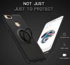 Силиконов калъф / гръб / TPU iFace Hamee Magnetic Finger Ring Car Holder за Xiaomi Redmi 4X - черен