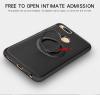 Силиконов калъф / гръб / TPU iFace Hamee Magnetic Finger Ring Car Holder за Xiaomi Redmi 4X - черен