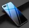 Луксозен стъклен твърд гръб за Huawei Honor 10 - преливащ / синьо и черно